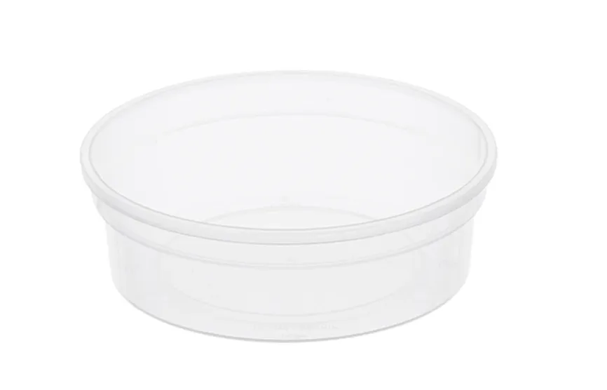 Контейнер п/п 150мл круглый d 96 мм c прозрачной крышкой, код: 39683