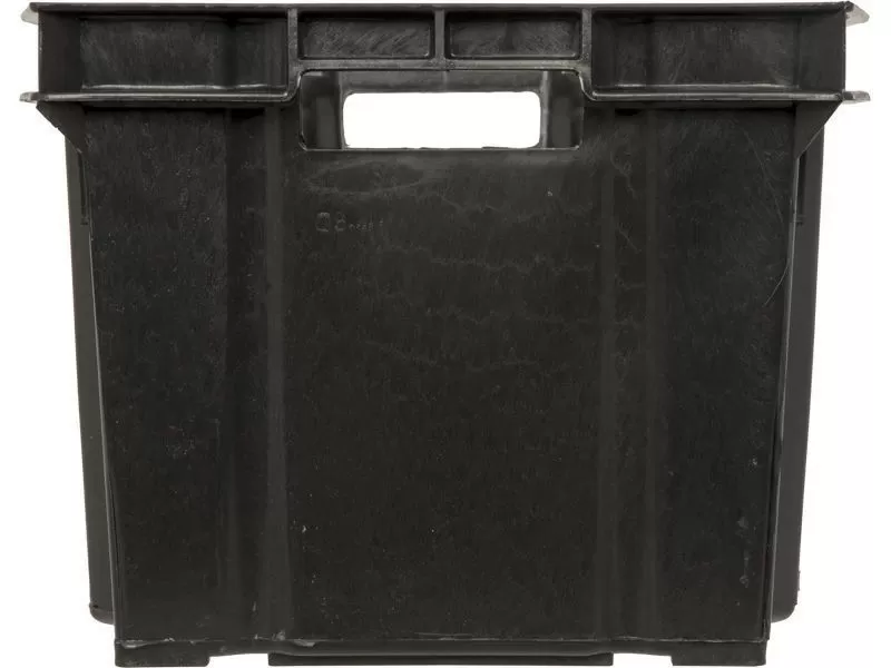 Ящик перфорированный 540×360×260, арт.: 105, объём 38, чёрный, код: 00349