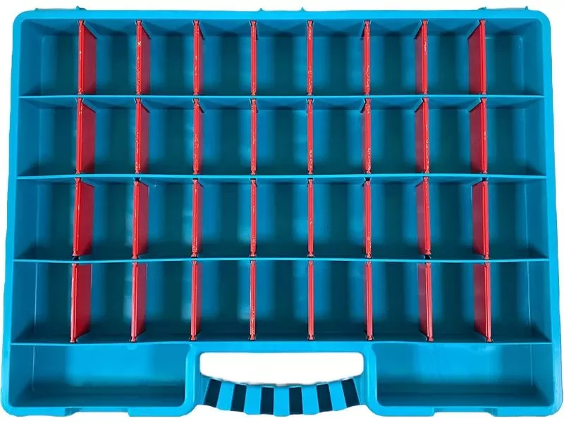 Органайзер 517х395х60 с разделителями, 38 ячеек, код: 37000