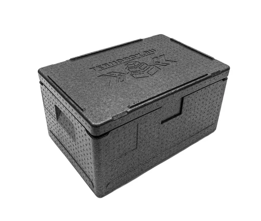 Термоконтейнер 600х400х320 46л. с крышкой, плотность 40, код: 33113