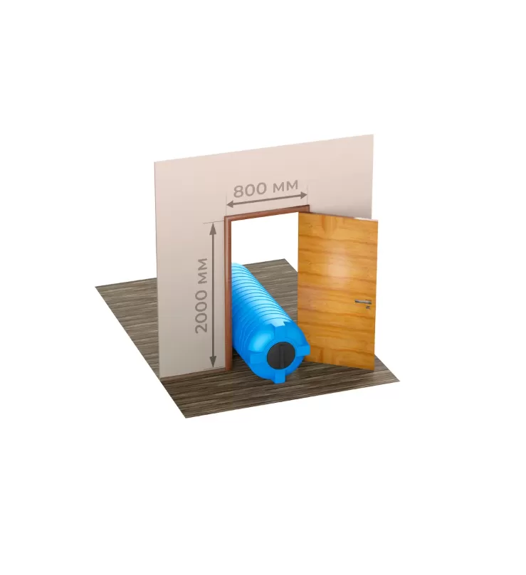 Емкость 800л. вертикальная, цилиндрическая, арт.: N 800, цвет: синий, код: 28143