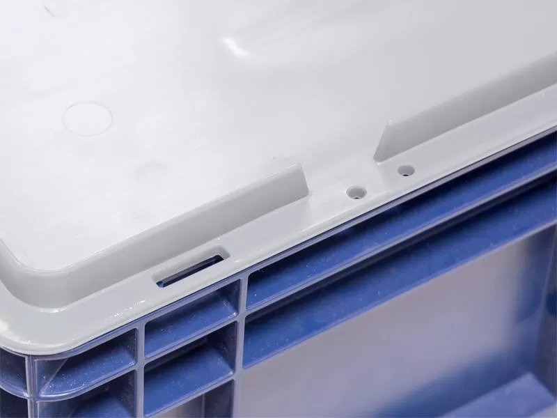 Крышка п/п 600х400 для ящиков цв. синий  (Крышка п/п 600х400 для ящиков цв. серый), арт. 501 KLT, код: 29432