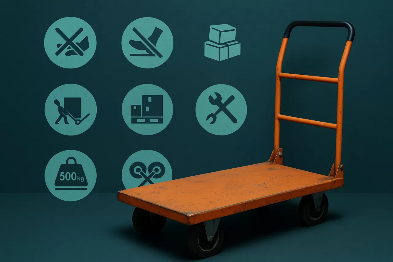 7 типичных ошибок при выборе складской тележки, из-за которых техника быстро ломается