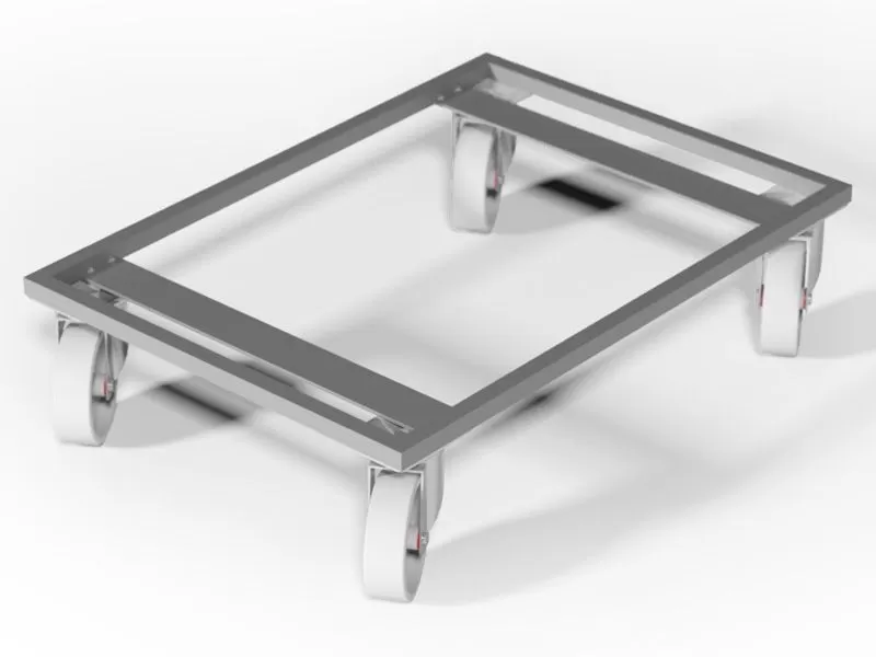 Тележка для 425 ящика, на полиамидных колёсах