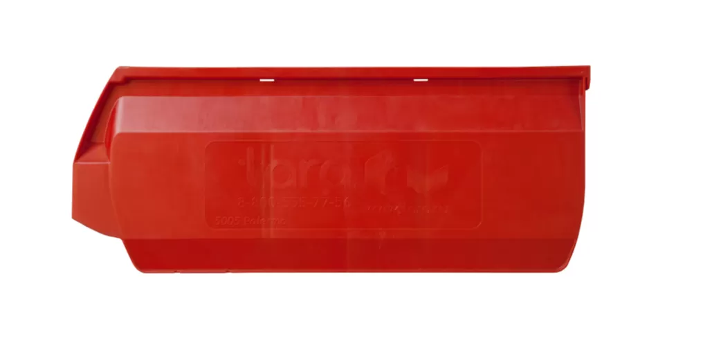 Ящик сплошной 500×310×200 мм, объем 31 л., арт.: 5005, красный, код: 10042