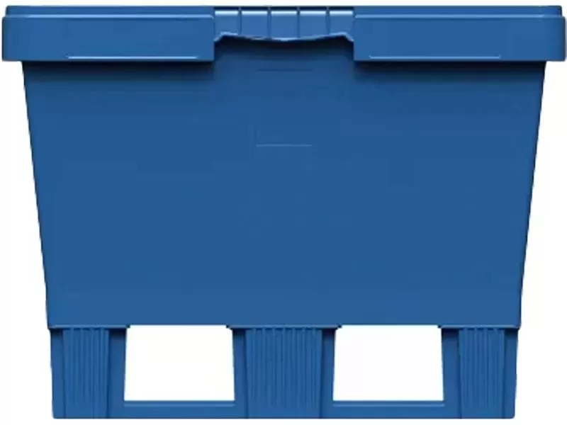 Ящик п/п 800х600х450 6,1кг. сплошной, конусный, на полозьях, код: 34269