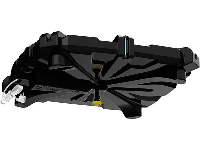 Пластиковый бак для душа 110 литров с подогревом, арт.: Б-110(М) с подогревом, цвет: чёрный, код: 25916