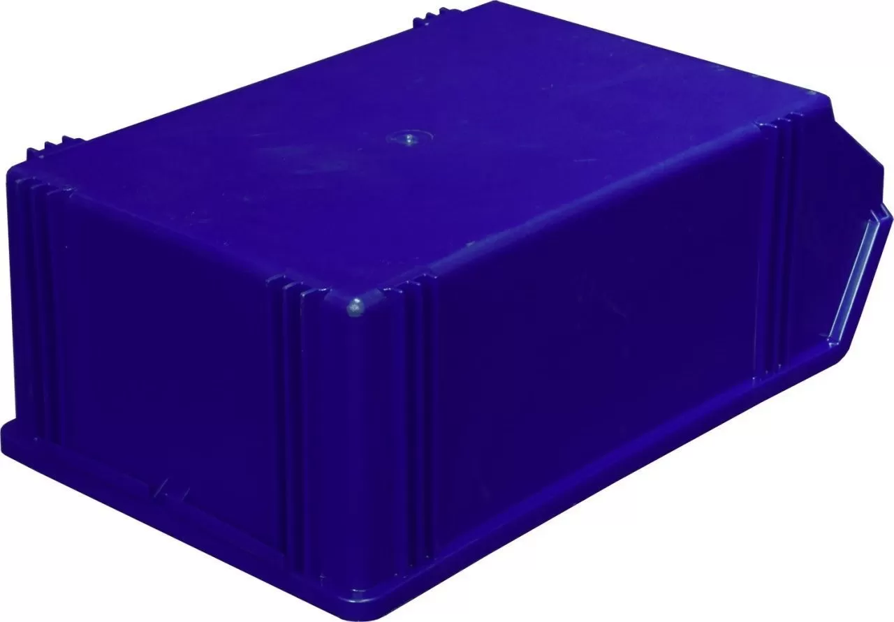 Ящик сплошной 500×310×183 мм, объем 28.37 л., арт.: 7965, синий, код: 05311