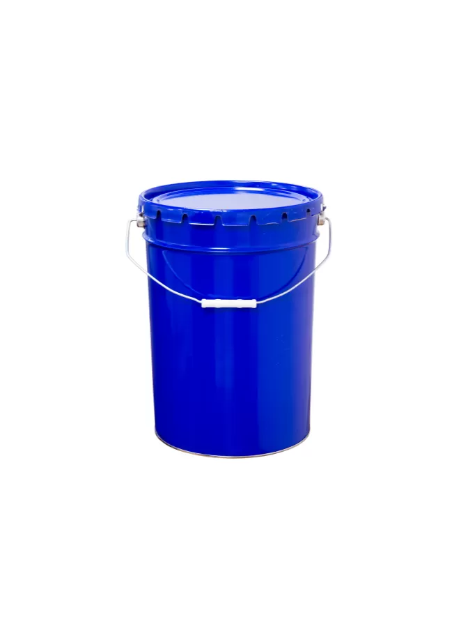 Ведро металлическое 25 л с покрытием внутри крышка-корона, арт. ВМк 25с с покрытием, код: 22884