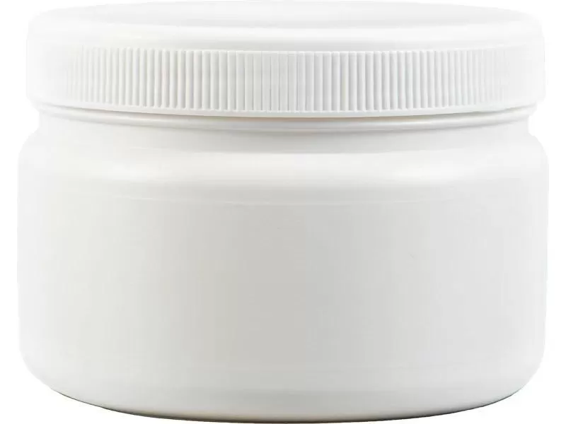 Банка п/э 0,45л. круглая, с крышкой, код: 32145