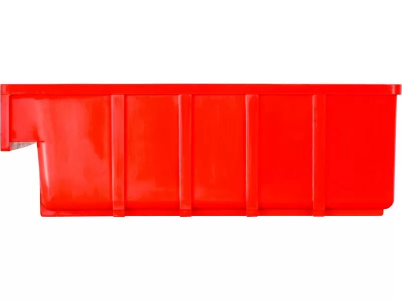 Ящик сплошной 300×185×100 мм, объем 5.55 л., арт.: 6002, красный, код: 10555