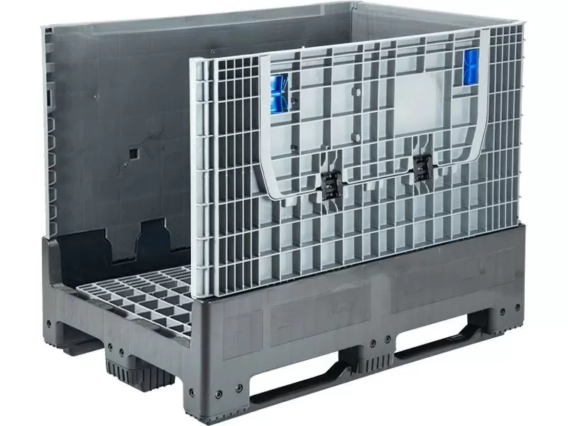 DPF-Box 1208S 1200x800x950 мм сплошной разборный на 3-х полозьях с 2-мя откид. дверцами, арт. DPF-Box 1208 S-S(3) F2, код: 18721