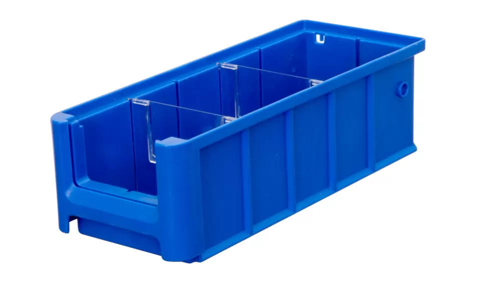 Ящик сплошной 300×117×90 мм, объем 3.16 л., арт.: SK 3109, синий, код: 12367