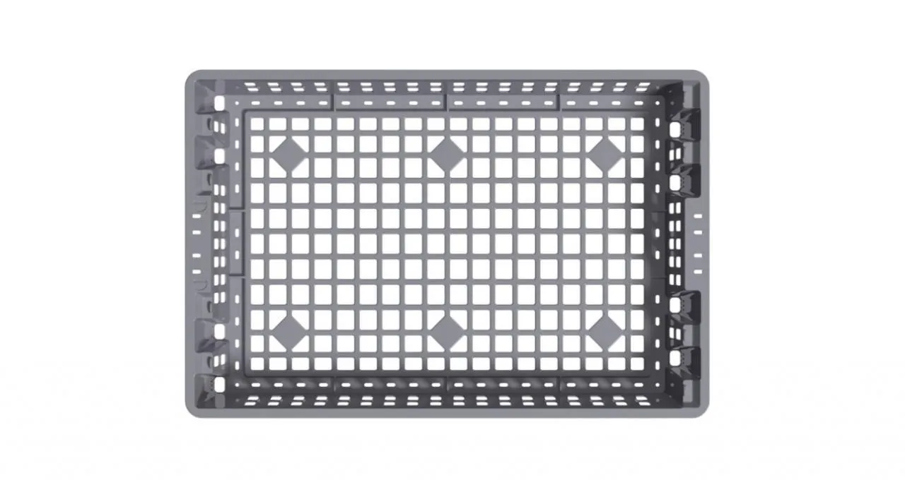 Ящик 600х400х152,5 хлебный перфорированный, код: 40672