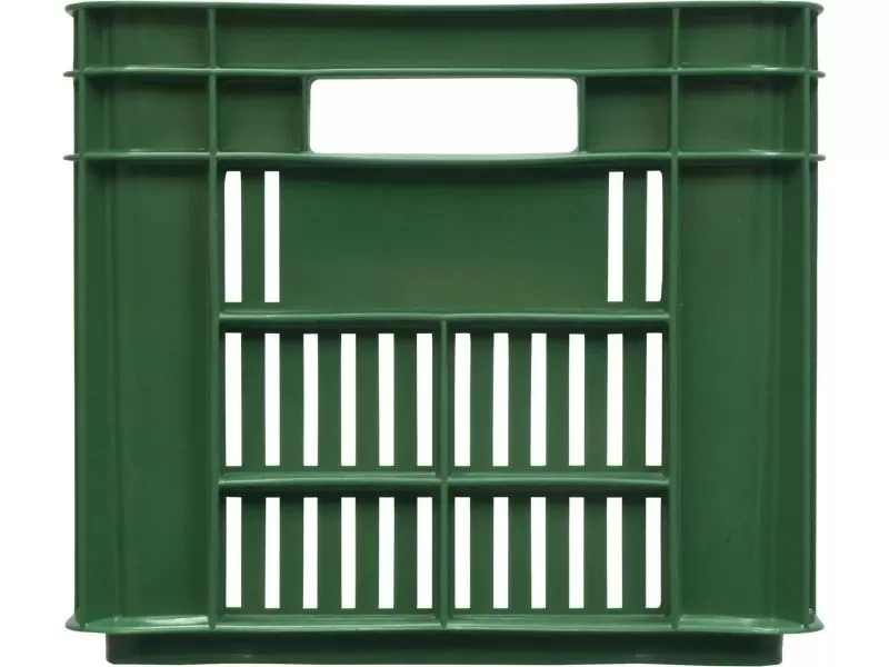 Ящик перфорированный 500×300×264, арт.: 112, объём 39.6, зелёный, код: 01543