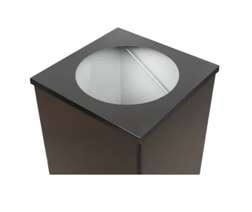 Урна 80 литров Квадро-24 черный, арт. Квадро-24 черный, код: 14734