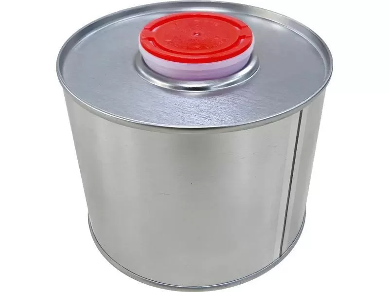 Банка металл 0,5л. круглая, с крышкой берикап 42мм, код: 36070