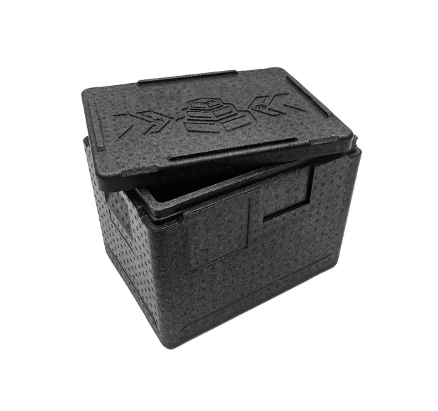 Термоконтейнер 400х300х320 22л. с крышкой, плотность 55, код: 31527