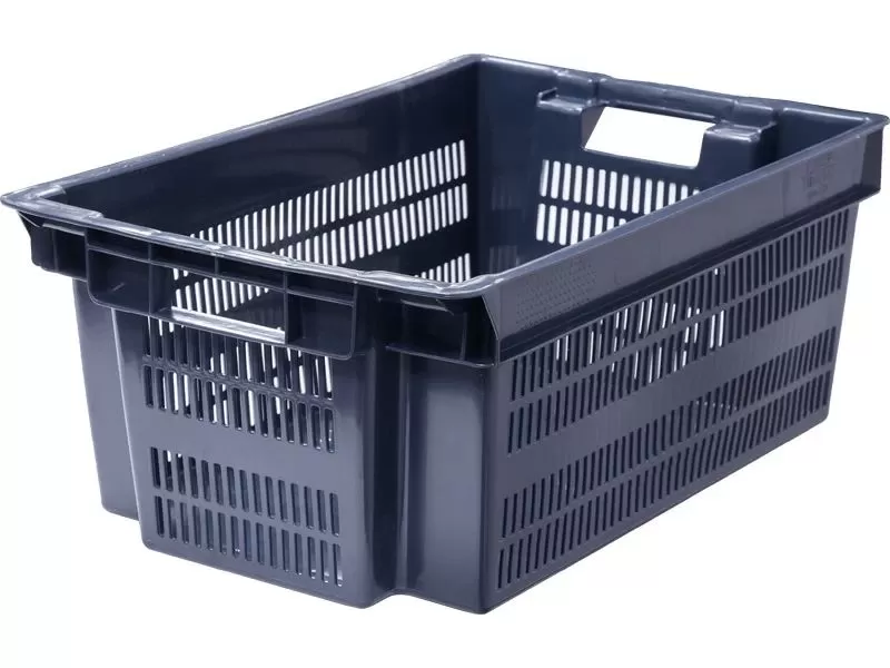 Ящик полимерный 600х400х250 &quot;Север помнит&quot; сплошное дно, код: 35600