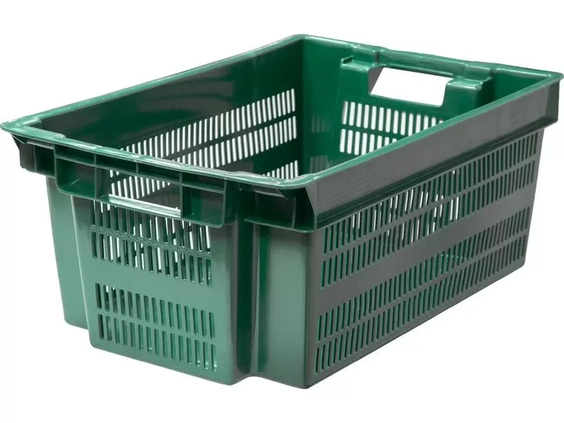 Ящик полимерный 600х400х250 &quot;Север помнит&quot; сплошное дно, код: 35598