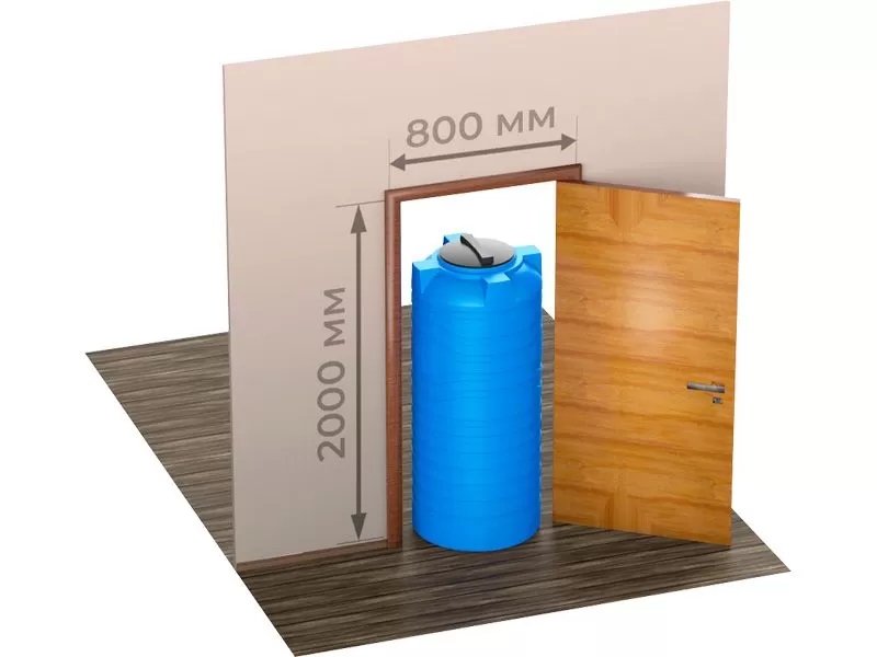 Ёмкость 400л. вертикальная, цилиндрическая