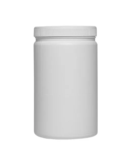 Банка п/э 1,2л. круглая, с крышкой и прокладкой под запайку, код: 40756