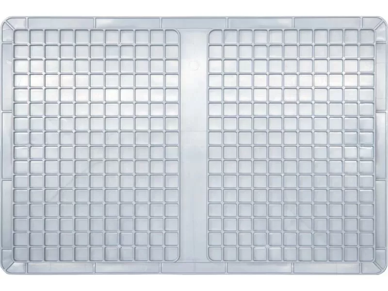 Ящик сплошной 600×400×220 мм, объем 52.8 л., арт.: SPK 6022, серый, код: 25252