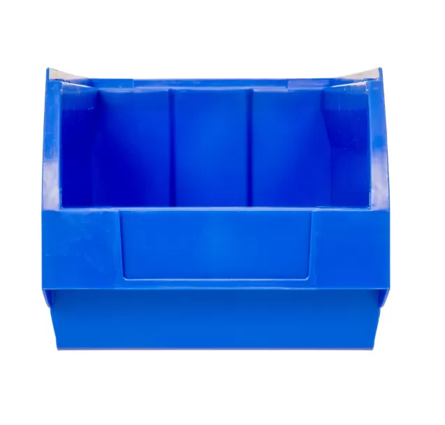 Ящик сплошной 250×150×130 мм, объем 4.88 л., арт.: 5002, синий, код: 10035