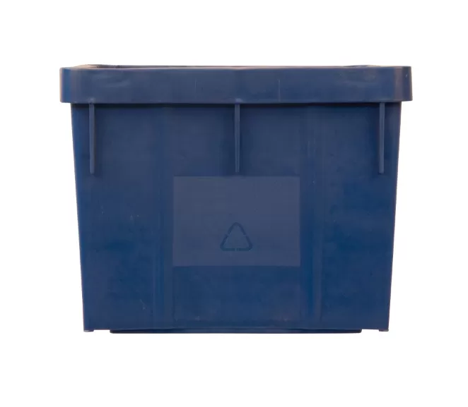 Ящик перфорированный 390×365×295, арт.: 305 м, объём 28, синий, код: 13664