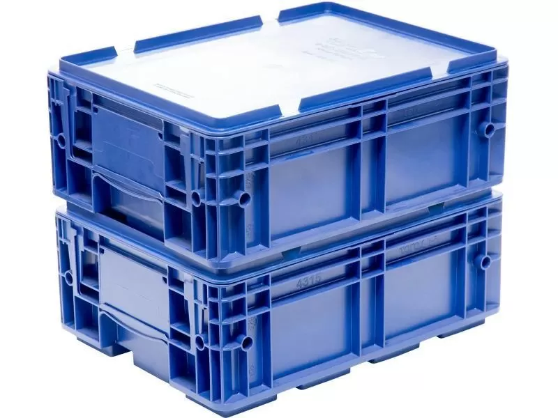 Крышка п/п 400х300 для ящиков цв. синий  (Крышка п/п 400х300 для ящиков цв. синий ), арт. 500 KLT, код: 29423