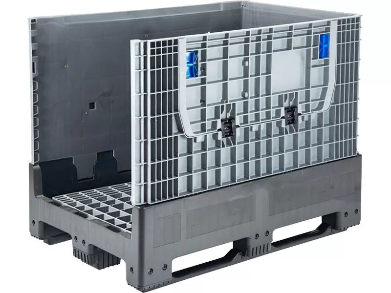 DPF-Box 1208S 1200x800x950 мм сплошной разборный на 3-х полозьях с 2-мя откид. дверцами