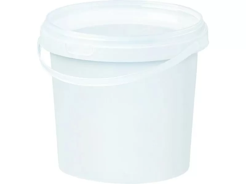Ведро круглое емкостью 1,5 л, арт. ВП 1,5 бел, код: 26092