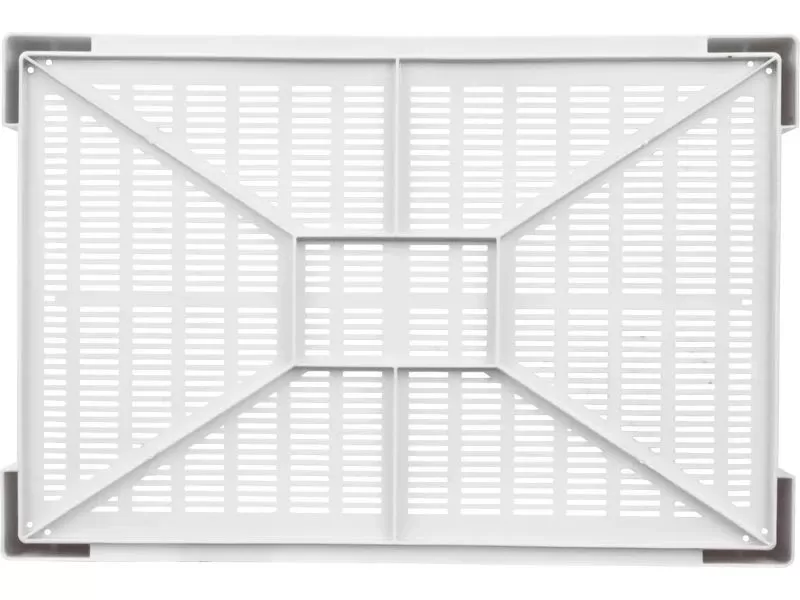 Ящик перфорированный 600×400×135, арт.: 119, объём 32.4, натуральный, код: 02493