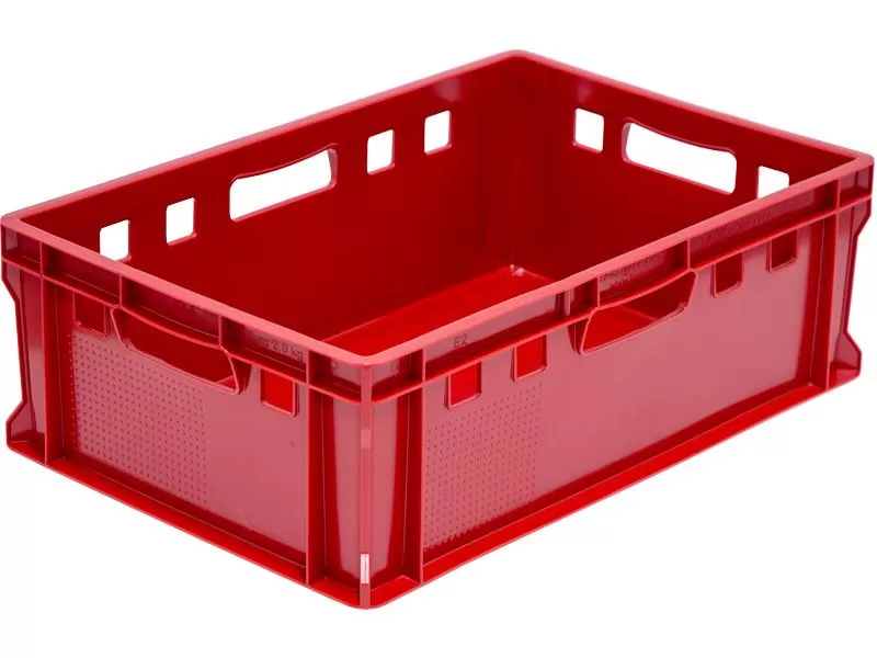 Ящик мясной 600х400х200 сплошной, дно гладкое