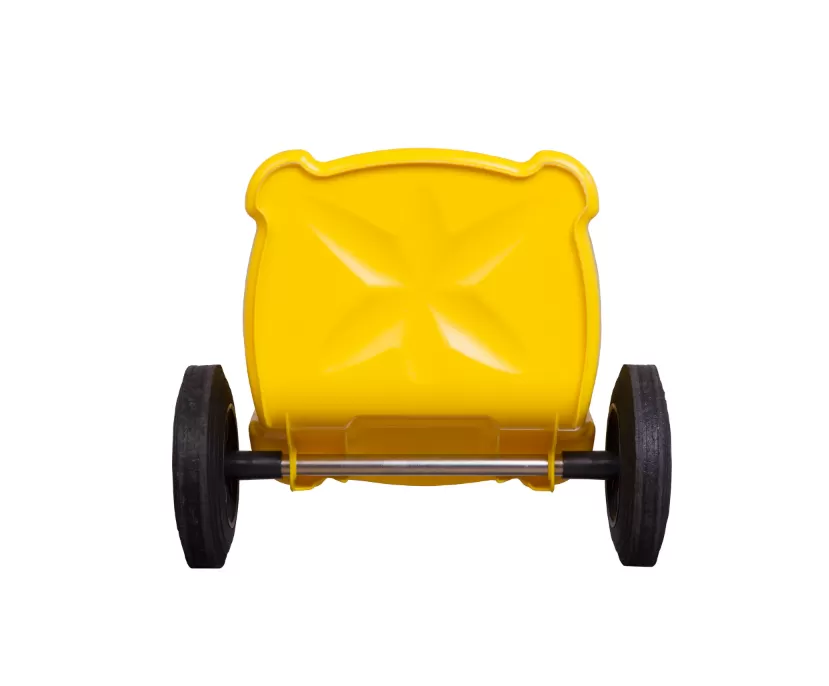 Мусорный контейнер 120л., арт. МКТ 120 желтый, код: 07308