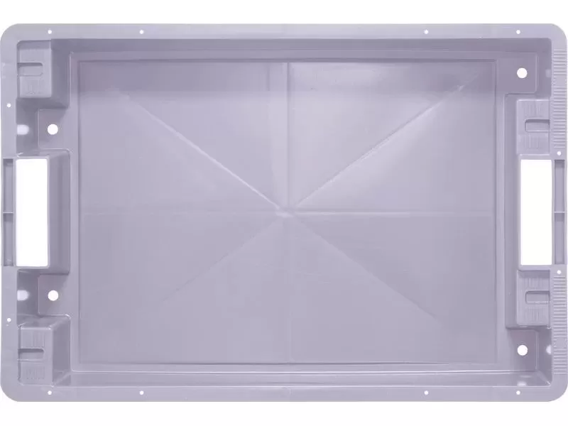 Ящик полимерный 600х400х150 сплошной с отверстиями, код: 32952