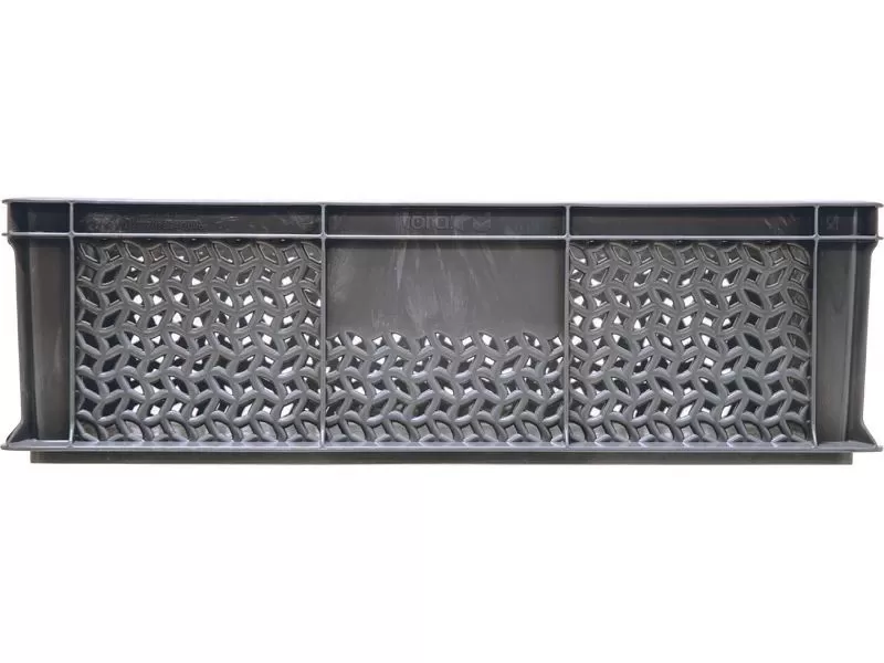 Ящик перфорированный 600×400×180 мм, объем 35 л., арт.: 706.02.02 м, серый, код: 16417