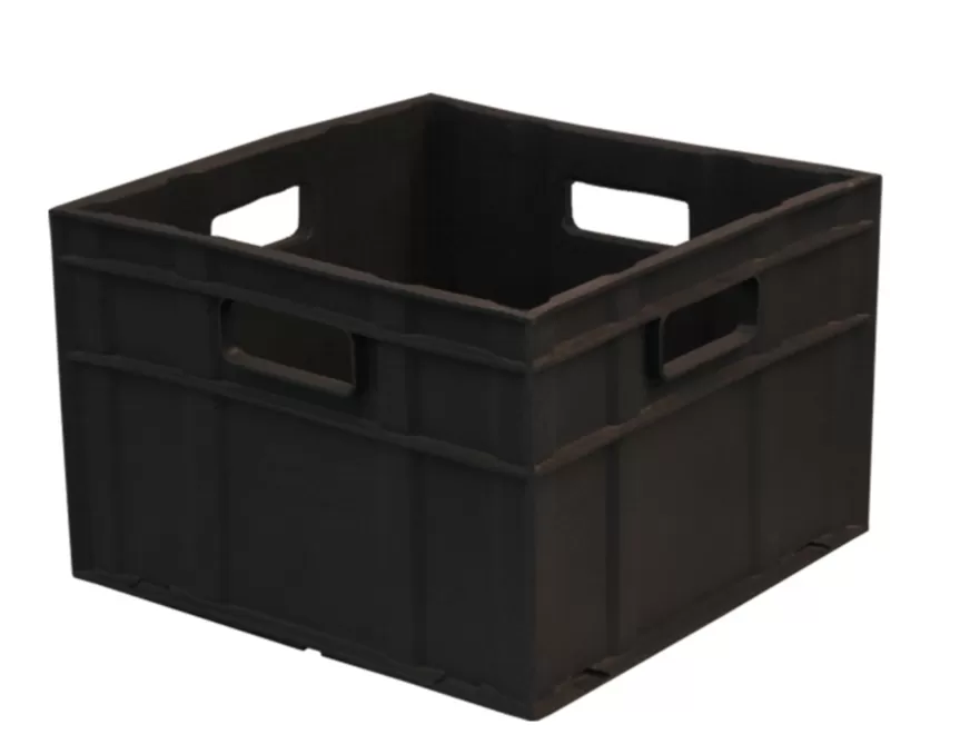 Ящик сплошной 420×420×292 мм, объем 51.51 л., арт.: 309, чёрный, код: 00409