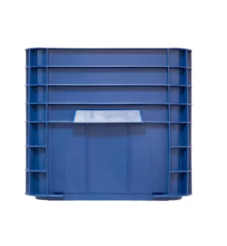 Ящик сплошной 710×500×455 мм, объем 122 л., арт.: 425, синий, код: 00964
