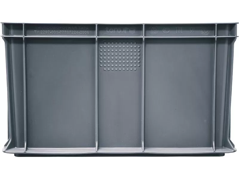 Ящик сплошной 400×300×230 мм, объем 21.6 л., арт.: 703.03.02