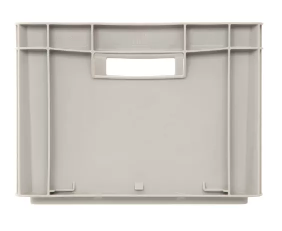 Ящик сплошной 400×300×220 мм, объем 21 л., арт.: ЕС 4322.1, серый, код: 14613