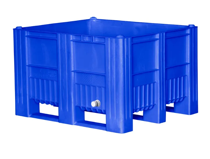 Контейнер п/э 1200х1000х740 сплошной, на 3 полозьях, с СП 2, код: 26455