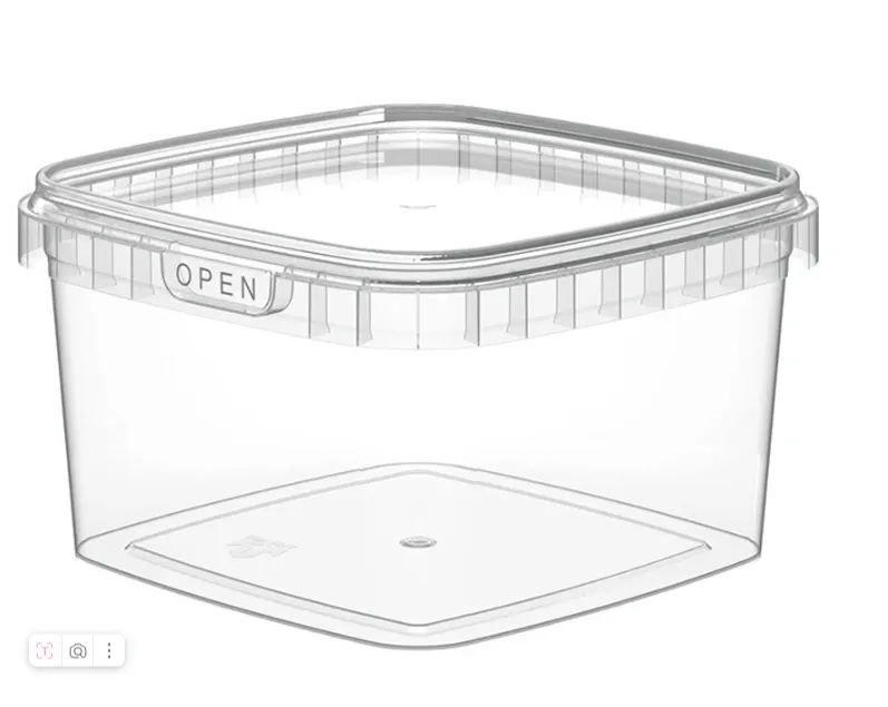 Ведро 0,85л. квадратное, код: 36851