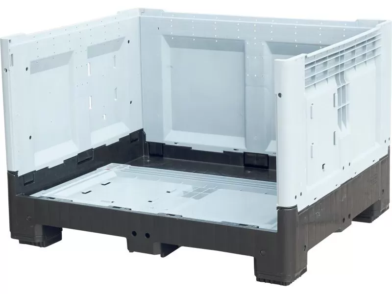 Разборный контейнер 1200x1000x800 сплошной на ножках