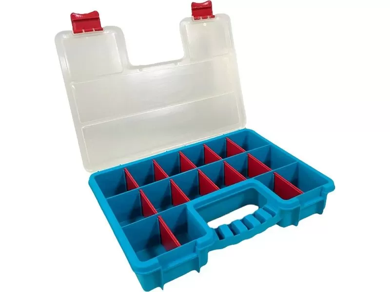 Органайзер 355х260х60 с разделителями, 16 ячеек, код: 36997