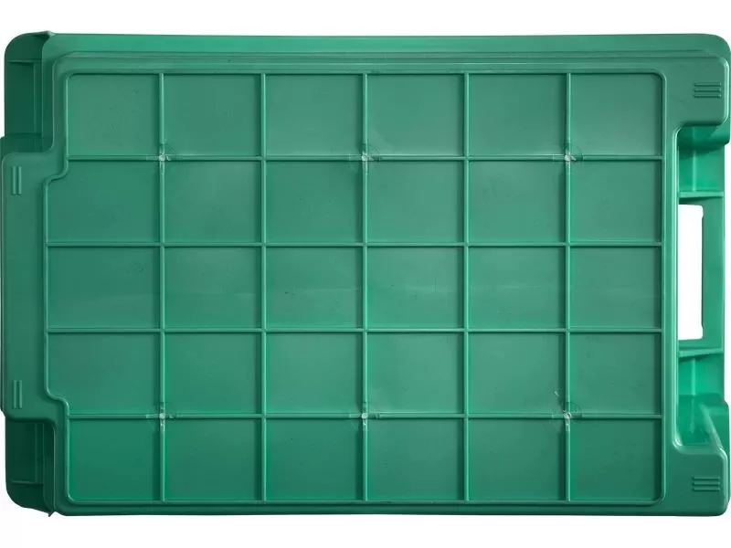 Ящик полимерный 600х400х250 &quot;Север помнит&quot; сплошное дно, код: 35598