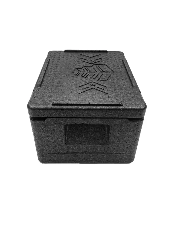 Термоконтейнер 400х300х220 14л. с крышкой, плотность 55, код: 32779