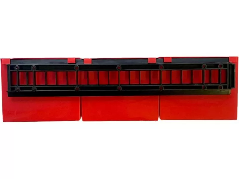 Комплект ящиков 126х100х60 для метизов, с планкой, 3 шт., код: 36991