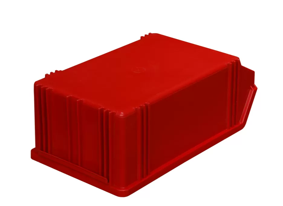 Ящик сплошной 400×230×150 мм, объем 13.8 л., арт.: 7963, красный, код: 00567