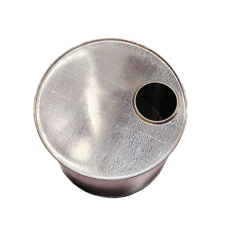 Банка жестяная 2,4 литра с крышкой берикап, арт. БЖ 2,4 бер, код: 21343